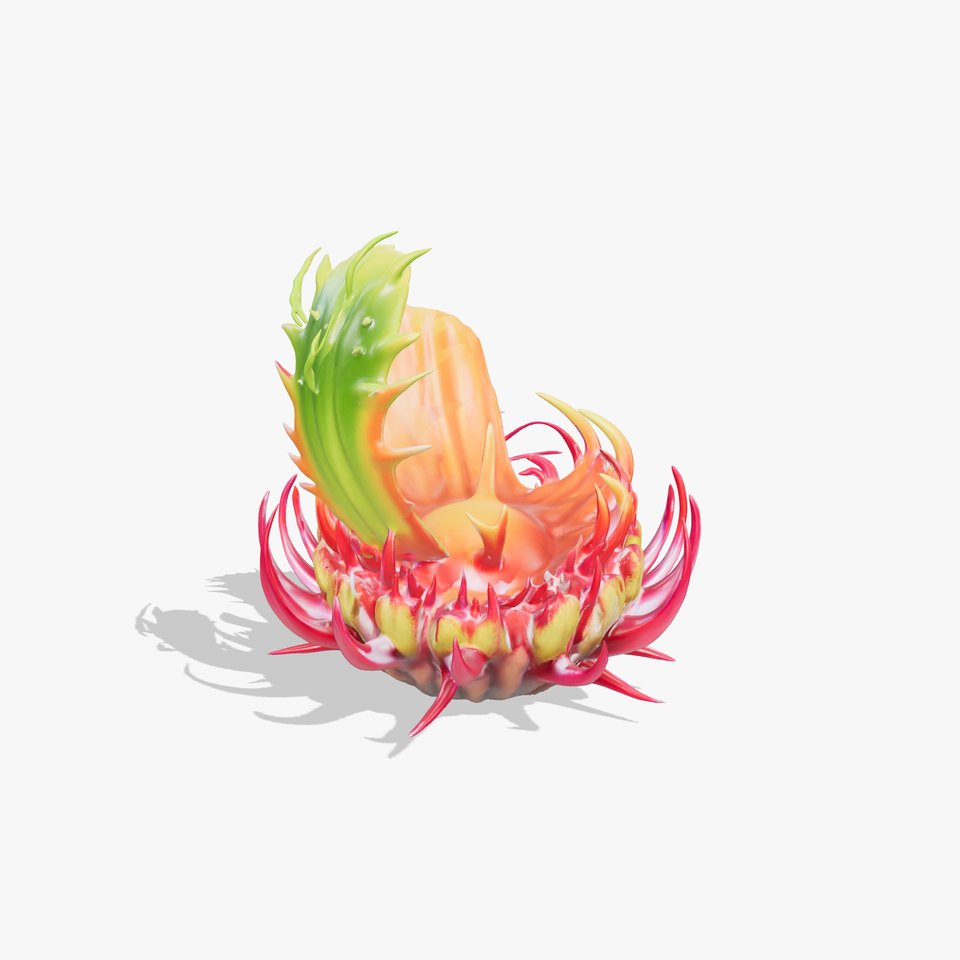 Vibrant Alien Plant model pack